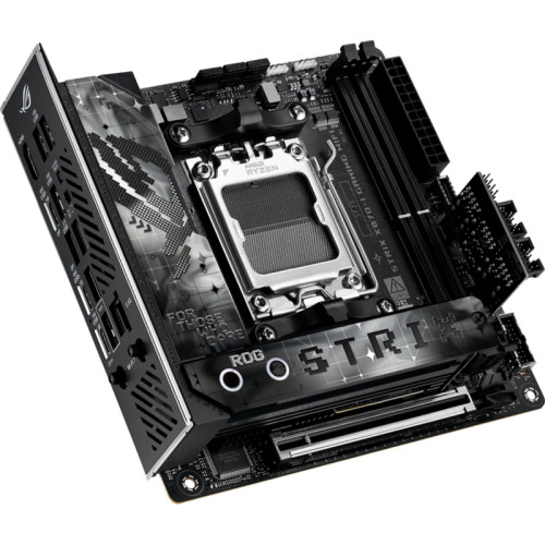 Материнская плата Asus ROG STRIX X870-I GAMING WIFI SocketAM5 AMD X870 2xDDR5 mini-ITX AC`97 8ch(7.1) 2.5Gg RAID+HDMI Материнская плата Asus ROG STRIX X870-I GAMING WIFI SocketAM5 AMD X870 2xDDR5 mini-ITX AC`97 8ch(7.1) 2.5Gg RAID+HDMI