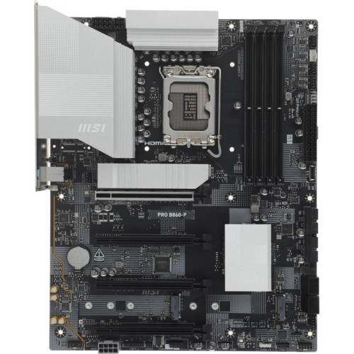 Материнская плата MSI PRO B860-P Soc-1851 Intel B860 4xDDR5 ATX AC`97 8ch(7.1) 5Gigabit RAID+HDMI+DP