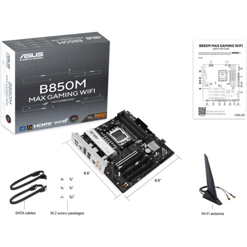 Материнская плата/ B850M MAX GAMING WIFI
