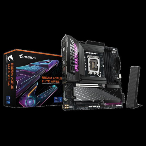 Материнская плата Gigabyte B860M AORUS ELITE WIFI6E, RTL