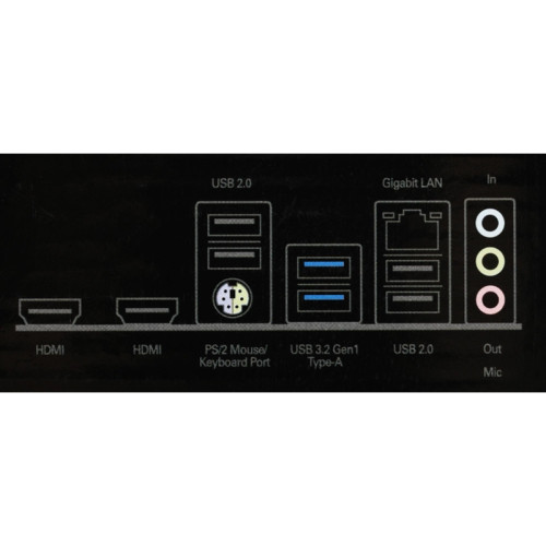 Материнская плата Asrock H610M-H2/M.2 D5 Soc-1700 Intel H610 2xDDR5 mATX AC`97 8ch(7.1) GbLAN+HDMI [H610M-H2/M.2 D5]