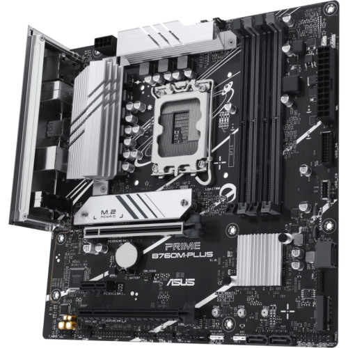 Материнская плата ASUS PRIME B760M-PLUS Soc-1700 Intel B760 4xDDR5 mATX AC`97 8ch(7.1) 2.5Gg RAID+HDMI+DP [PRIME B760M-PLUS]