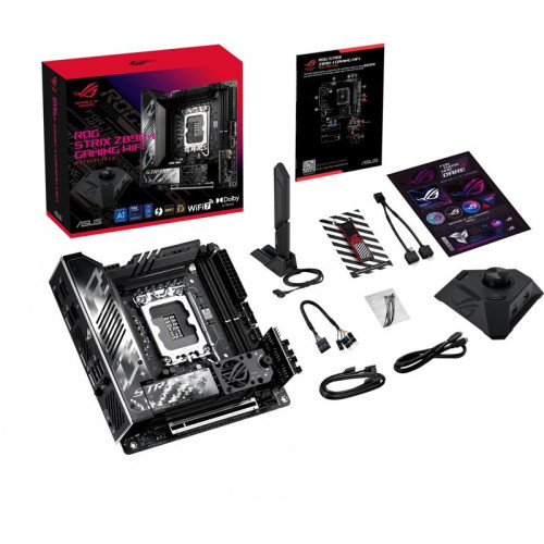 Материнская плата Asus ROG STRIX Z890-I GAMING WIFI Soc-1851 Intel Z890 2xDDR5 mini-ITX AC`97 8ch(7.1) 2.5Gg RAID+HDMI