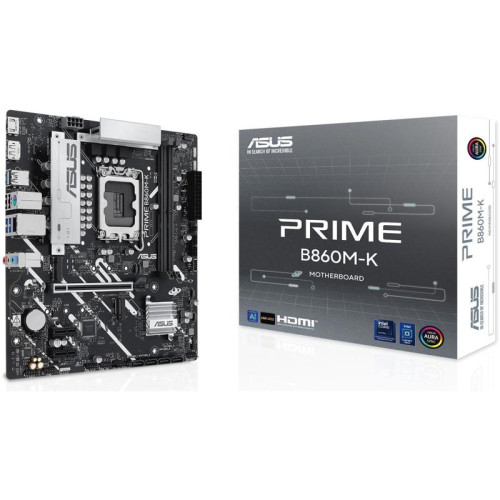 Материнская плата Asus PRIME B860M-K Soc-1851 Intel B860 2xDDR5 mATX AC`97 8ch(7.1) 2.5Gg RAID+HDMI+DP