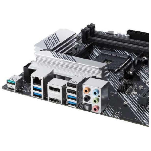 Материнская плата ASUS PRIME B550-PLUS Soc-AM4 AMD B550 4xDDR4 ATX AC`97 8ch(7.1) GbLAN RAID+HDMI+DP [PRIME B550-PLUS]
