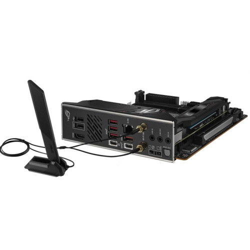 Материнская плата ASUS ROG STRIX B650E-I GAMING WIFI SocketAM5 AMD B650 2xDDR5 mini-ITX AC`97 8ch(7.1) 2.5Gg RAID+HDMI [ROG STRIX B650E-I GAMING WIFI]