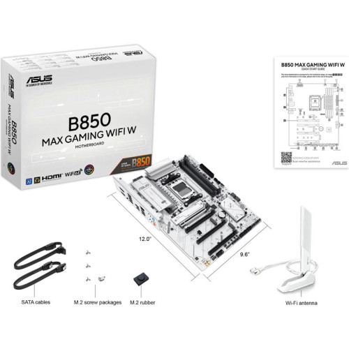 Материнская плата/ B850 MAX GAMING WIFI W