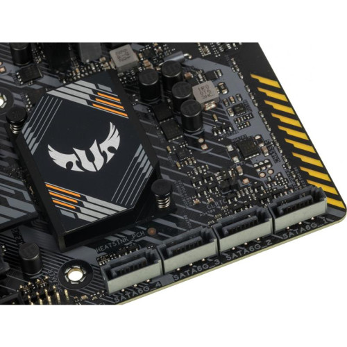 Материнская плата ASUS TUF GAMING B550M-PLUS Soc-AM4 AMD B550 4xDDR4 mATX AC`97 8ch(7.1) 2.5Gg RAID+HDMI+DP [TUF GAMING B550M-PLUS]
