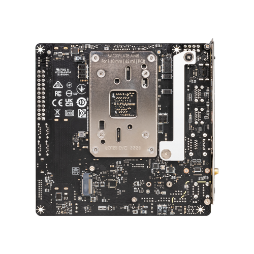 Материнская плата MB MSI AMD B650 sAM5, 2xDDR5(128GB), HDMI 2.1, 1xPCIe 4.0x16, 1xLAN (2.5GbE), Wi-Fi, BT, 4xSATA 6Gb/s, 2xM.2, 1xUSB-C, 5xUSB 3.2, mini ITX
