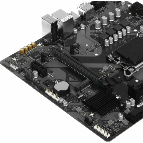 Материнская плата Gigabyte B760M E Soc-1700 Intel B760 2xDDR5 mATX AC`97 8ch(7.1) GbLAN RAID+VGA+HDMI+DP