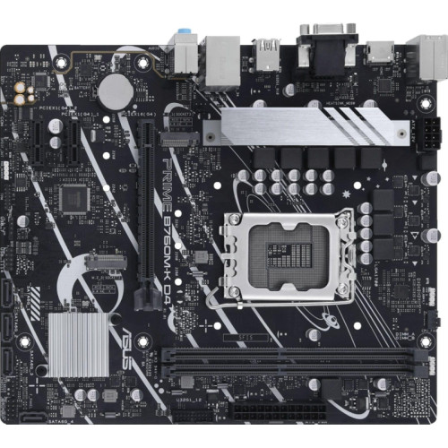 Материнская плата ASUS PRIME B760M-K D4 Soc-1700 Intel B760 2xDDR4 mATX AC`97 8ch(7.1) GbLAN RAID+VGA+HDMI [PRIME B760M-K D4]
