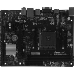 Материнская плата Biostar B450MHP Soc-AM4 AMD B450 2xDDR4 mATX AC`97 8ch(7.1) GbLAN RAID+VGA+HDMI [B450MHP]