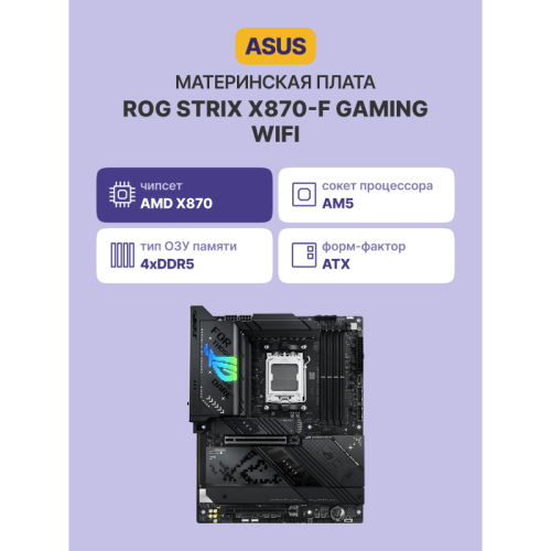 Материнская плата/ ROG STRIX X870-F GAMING WIFI