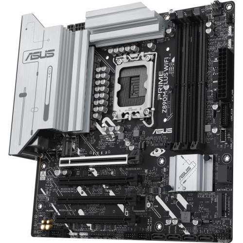 Материнская плата Asus PRIME Z890M-PLUS WIFI Soc-1851 Intel Z890 4xDDR5 mATX AC`97 8ch(7.1) 2.5Gg RAID+HDMI+DP