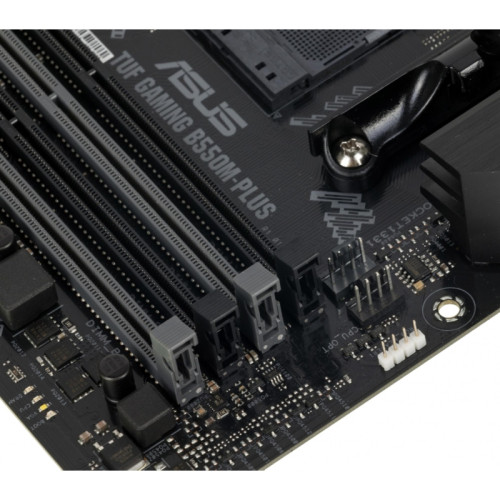 Материнская плата ASUS TUF GAMING B550M-PLUS Soc-AM4 AMD B550 4xDDR4 mATX AC`97 8ch(7.1) 2.5Gg RAID+HDMI+DP [TUF GAMING B550M-PLUS]