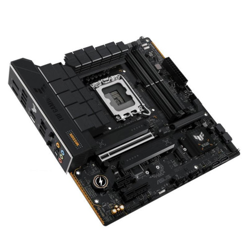 Материнская плата ASUS TUF GAMING B760M-PLUS WIFI II Soc-1700 Intel B760 4xDDR5 mATX AC`97 8ch(7.1) 2.5Gg RAID+HDMI+DP [TUF GAMING B760M-PLUS WIFI II]