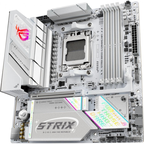 Материнская плата Asus ROG STRIX B850-G GAMING WIFI SocketAM5 AMD B850 4xDDR5 mATX AC`97 8ch(7.1) 2.5Gg RAID+HDMI+DP
