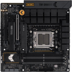 Материнская плата ASUS TUF GAMING B650M-PLUS SocketAM5 AMD B650 4xDDR5 mATX AC`97 8ch(7.1) 2.5Gg RAID+HDMI+DP [TUF GAMING B650M-PLUS]