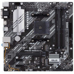 Материнская плата ASUS PRIME B550M-A Soc-AM4 AMD B550 4xDDR4 mATX AC`97 8ch(7.1) GbLAN RAID+VGA+DVI+HDMI [PRIME B550M-A]