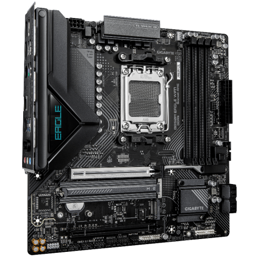 Материнская плата Gigabyte B850M EAGLE WF7 Socket AM5 AMD B850 4xDDR5 mATX AC`97 8ch(7.1) 2.5Gg RAID+HDMI+DP