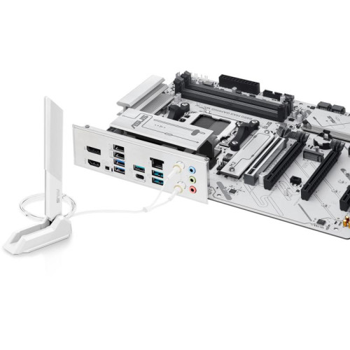 Материнская плата Asus B850 MAX GAMING WIFI W SocketAM5 AMD B850 4xDDR5 ATX AC`97 8ch(7.1) 2.5Gg RAID+HDMI+DP