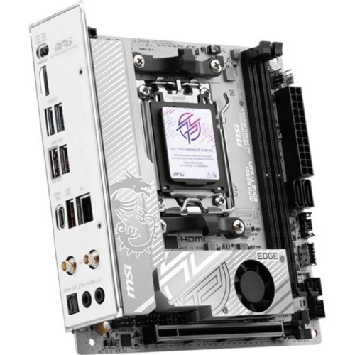 Материнская плата MSI MPG B850I EDGE TI WIFI SocketAM5 AMD B850 2xDDR5 mini-ITX AC`97 8ch(7.1) 5Gigabit RAID+HDMI Материнская плата MSI MPG B850I EDGE TI WIFI SocketAM5 AMD B850 2xDDR5 mini-ITX AC`97 8ch(7.1) 5Gigabit RAID+HDMI