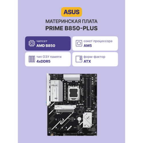 Материнская плата/ PRIME B850-PLUS