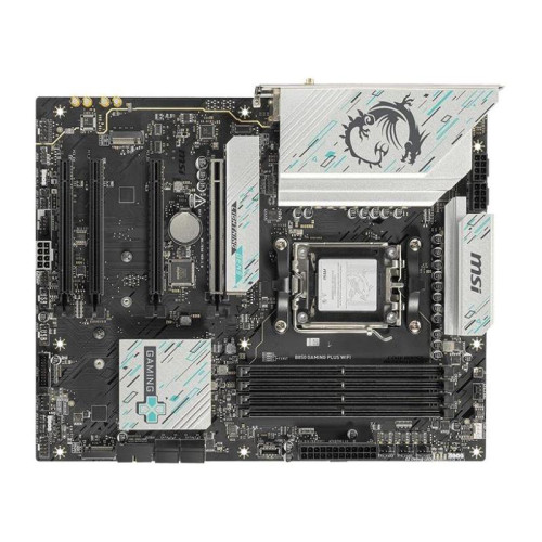 Материнская плата MSI B850 GAMING PLUS WIFI  SocketAM5 AMD B850 4xDDR5 ATX AC`97 8ch(7.1) 5Gigabit RAID+DP