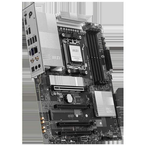 Материнская плата MSI PRO B850-P WIFI  SocketAM5 AMD B850 4xDDR5 ATX AC`97 8ch(7.1) 5Gigabit RAID+HDMI