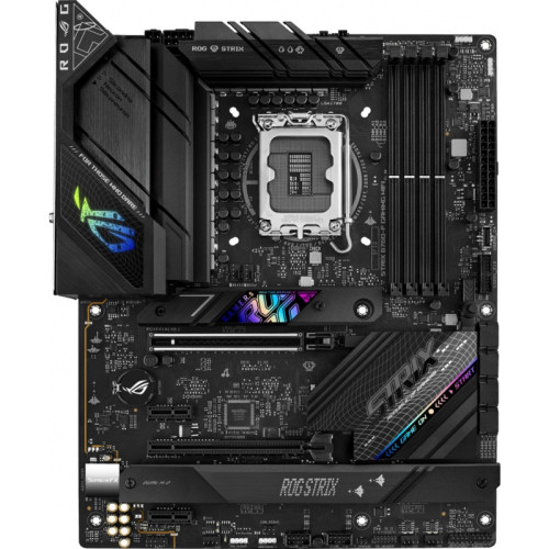 Материнская плата ASUS ROG STRIX B760-F GAMING WIFI Soc-1700 Intel B760 4xDDR5 ATX AC`97 8ch(7.1) 2.5Gg RAID+HDMI+DP [ROG STRIX B760-F GAMING WIFI]
