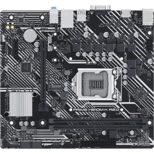 Материнская плата ASUS PRIME H510M-K R2.0 Soc-1200 Intel H470 2xDDR4 mATX AC`97 8ch(7.1) GbLAN+VGA+HDMI [PRIME H510M-K R2.0]