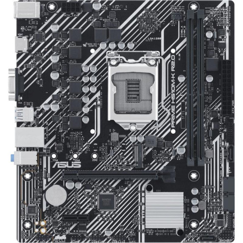 Материнская плата ASUS PRIME H510M-K R2.0 Soc-1200 Intel H470 2xDDR4 mATX AC`97 8ch(7.1) GbLAN+VGA+HDMI [PRIME H510M-K R2.0]