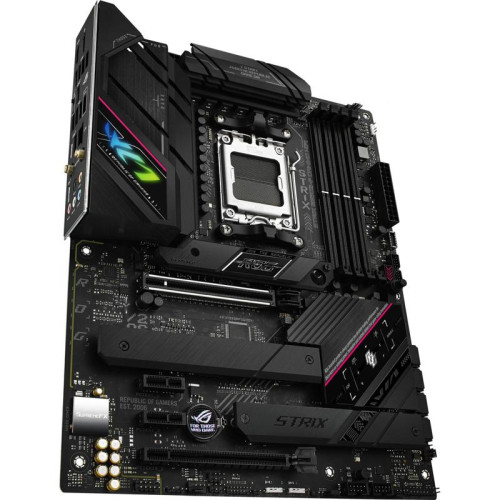 Материнская плата ASUS ROG STRIX B650E-F GAMING WIFI SocketAM5 AMD B650 4xDDR5 ATX AC`97 8ch(7.1) 2.5Gg RAID+HDMI+DP [ROG STRIX B650E-F GAMING WIFI]