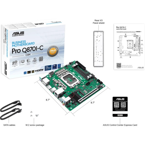 Материнская плата/ PRO Q870I-C-CSM