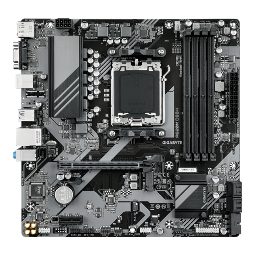 Материнская плата MB GIGABYTE AMD A620 sAM5, 4xDDR5(192GB), D-SUB/HDMI 2.1/DP, 1xPCIe 4.0x16, 1xPCIe 4.0, 1xLAN, 4xSATA 6Gb/s, 1xM.2, 1xUSB-C, 1xUSB 3.2, 4xUSB 2.0, 1xPS/2, mATX