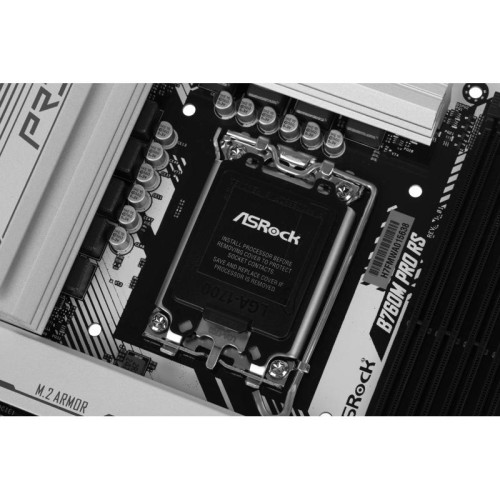 Материнская плата Asrock B760M PRO RS Soc-1700 Intel B760 4xDDR5 mATX AC`97 8ch(7.1) 2.5Gg RAID+HDMI+DP [B760M PRO RS]