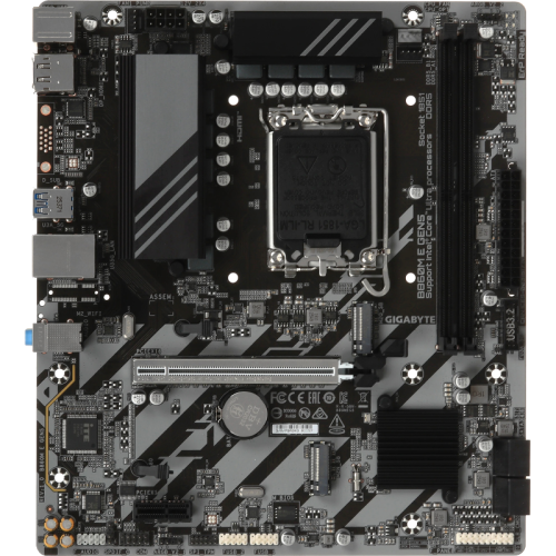 Материнская плата Gigabyte B860M E GEN5 B860, LGA1851, 2*DDR5, 1*PCIEx16, 1*PCIEx1, 2*M.2 6*USB3.2Gen1, 6*USB2.0, 4*SATA3.0, 1G, DP, HDMI, M-ATX, RTL