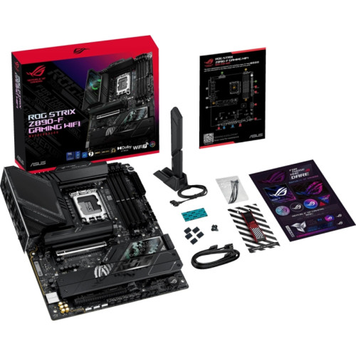 Материнская плата Asus ROG STRIX Z890-F GAMING WIFI Soc-1851 Intel Z890 4xDDR5 ATX AC`97 8ch(7.1) 2.5Gg RAID+HDMI+DP