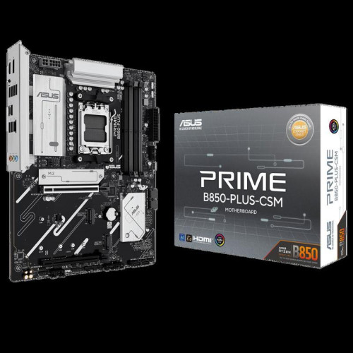 Материнская плата ASUS PRIME B850-PLUS-CSM AM5 ATX 4xDDR5 2xPCIEx16 3xM.2 USB-C DP HDMI 2.5GLAN