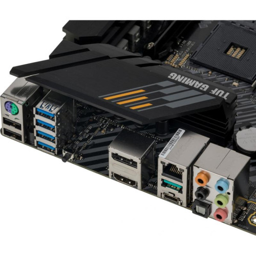 Материнская плата ASUS TUF GAMING B550M-PLUS Soc-AM4 AMD B550 4xDDR4 mATX AC`97 8ch(7.1) 2.5Gg RAID+HDMI+DP [TUF GAMING B550M-PLUS]