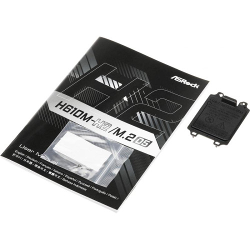 Материнская плата Asrock H610M-H2/M.2 D5 Soc-1700 Intel H610 2xDDR5 mATX AC`97 8ch(7.1) GbLAN+HDMI [H610M-H2/M.2 D5]