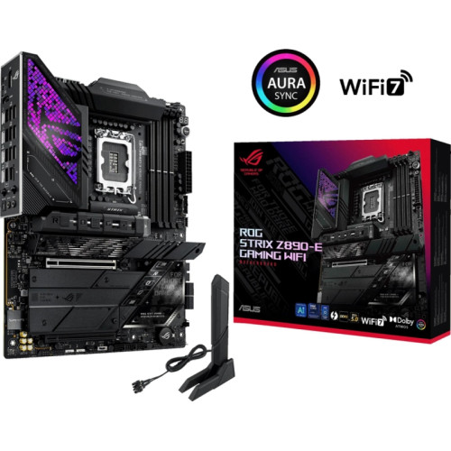 Материнская плата Asus ROG STRIX Z890-E GAMING WIFI Soc-1851 Intel Z890 4xDDR5 ATX AC`97 8ch(7.1) 5Gigabit RAID+HDMI+DP