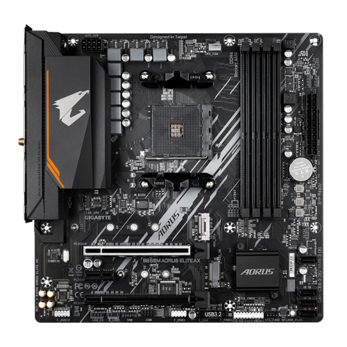 Материнская плата/ B550M AORUS ELITE AX