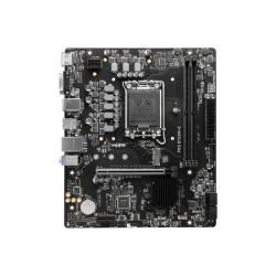 Материнская плата MB MSI INTEL B760 s1700, 2xDDR5(128GB), D-SUB/HDMI 1.4, 1xPCIe 4.0x16, 1xPCIe 3.0, 1xLAN, 4xSATA 6Gb/s, 1xM.2, 2xUSB 3.2, 4xUSB 2.0, 1xPS/2, mATX