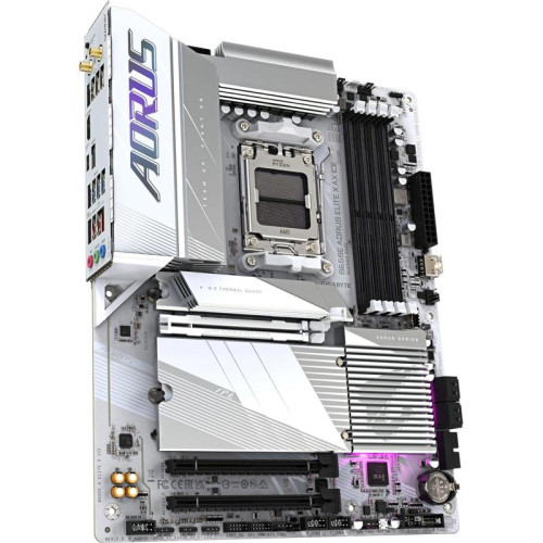 Материнская плата Gigabyte B650E A ELITE X ICE SocketAM5 AMD B650 4xDDR5 ATX AC`97 8ch(7.1) 2.5Gg RAID+HDMI [B650E A ELITE X ICE]