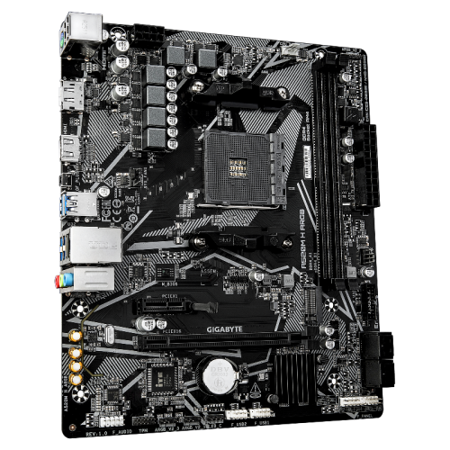 Материнская плата Gigabyte A520M H ARGB A520, AM4, 2*DDR4, 1*PCIEx16, 1*PCIEx1, 1*M.2, 6*USB3.2Gen1, 6*USB2.0, 4*SATA3.0, 1G, DP, HDMI, M-ATX, RTL