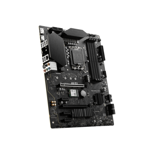 Материнская плата MB MSI INTEL Z790 s1700, 4xDDR5(256GB), HDMI 1.4/DP, 1xPCIe 5.0x16, 1xPCIe 3.0x16, 3xPCIe 3.0, 1xLAN (2.5GbE), Wi-Fi, BT, 4xSATA 6Gb/s, 2xM.2, 1xUSB-C, 4xUSB 3.2, 2xUSB 2.0, ATX