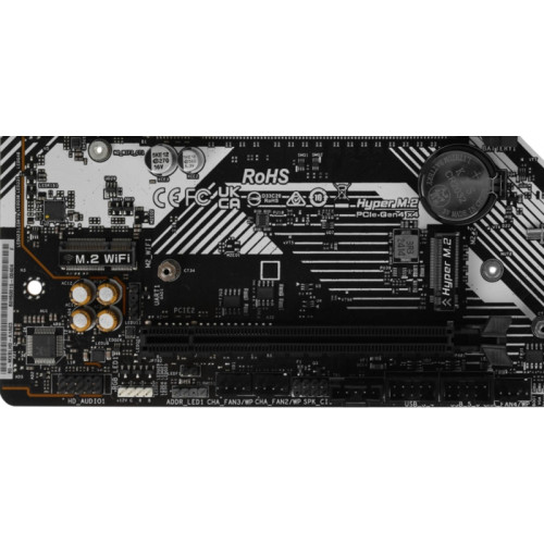 Материнская плата Asrock B760M PRO RS Soc-1700 Intel B760 4xDDR5 mATX AC`97 8ch(7.1) 2.5Gg RAID+HDMI+DP [B760M PRO RS]