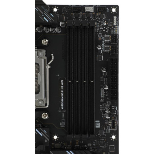 Материнская плата MSI X870E GAMING PLUS WIFI X870E, AM5, 4*DDR5, 3*PCIEx16, 1*PCIEx1, 3*M.2, 2*TypeC, 2*USB3.2Gen2, 6*USB3.2Gen1, 10*USB2.0, 4*SATA3.0, 5G, 1*Type-C(DP), HDMI, ATX, RTL