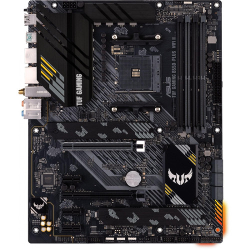 Материнская плата ASUS TUF GAMING B550-PLUS WIFI II Soc-AM4 AMD B550 4xDDR4 ATX AC`97 8ch(7.1) 2.5Gg RAID+HDMI+DP [TUF GAMING B550-PLUS WIFI II]